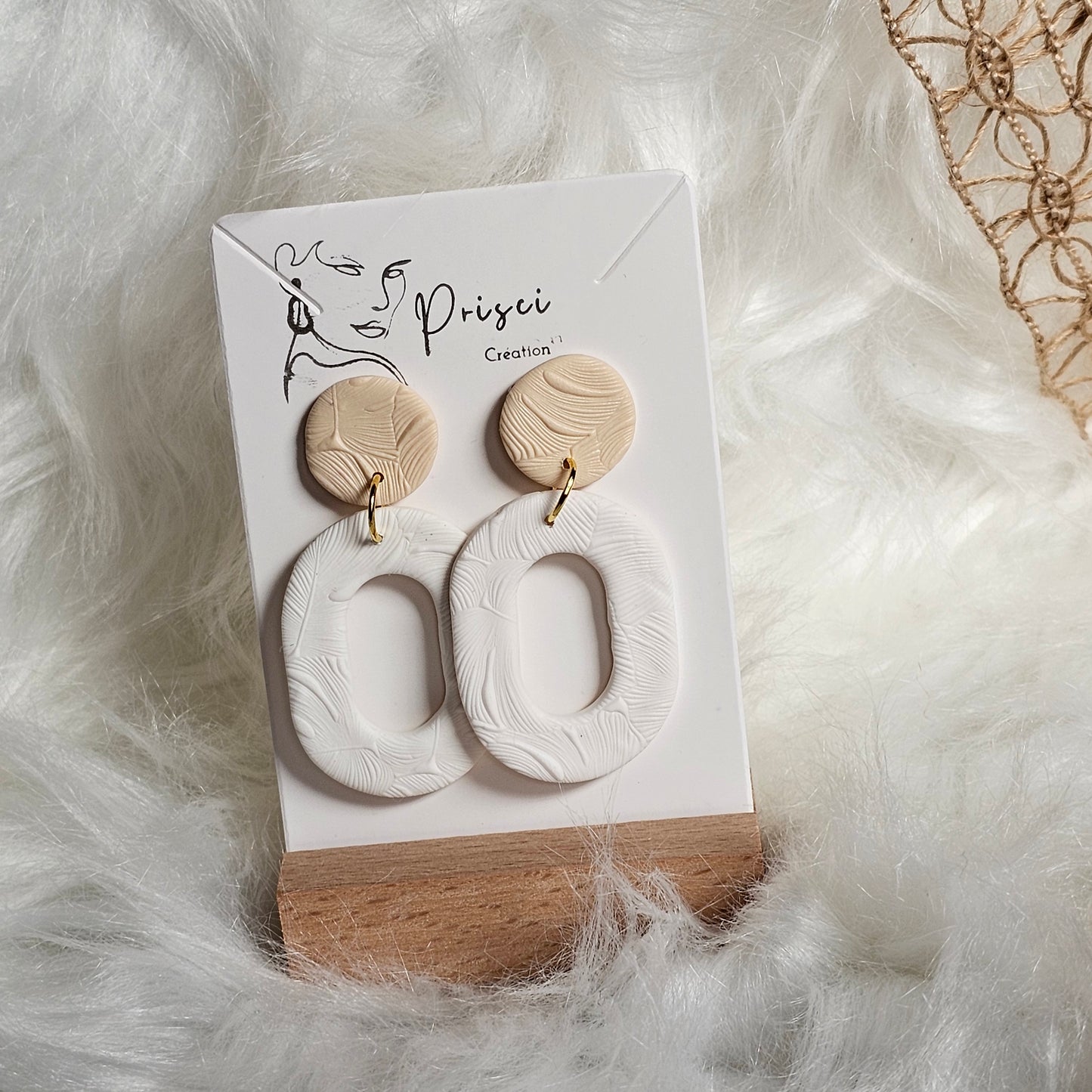 Boucles d'oreilles " Océane "
