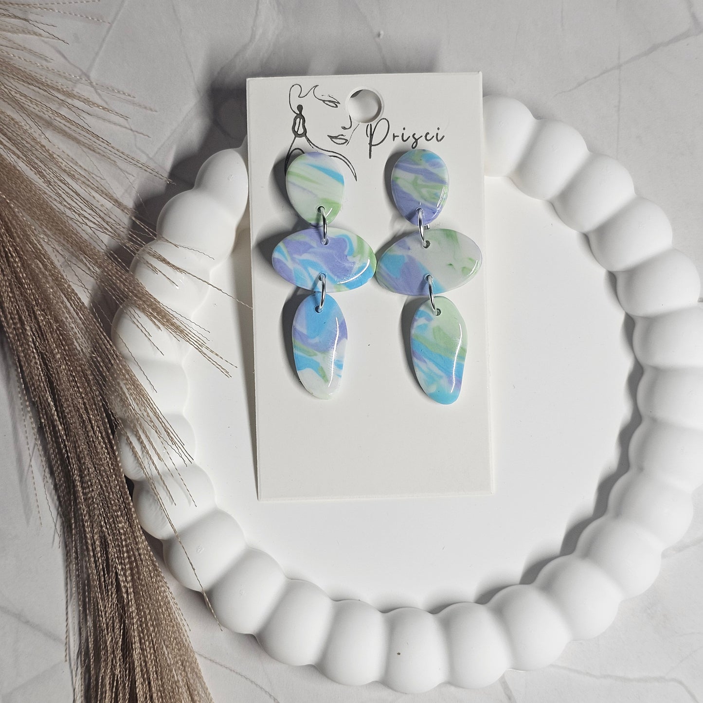 Boucles d'oreilles " Victoire "