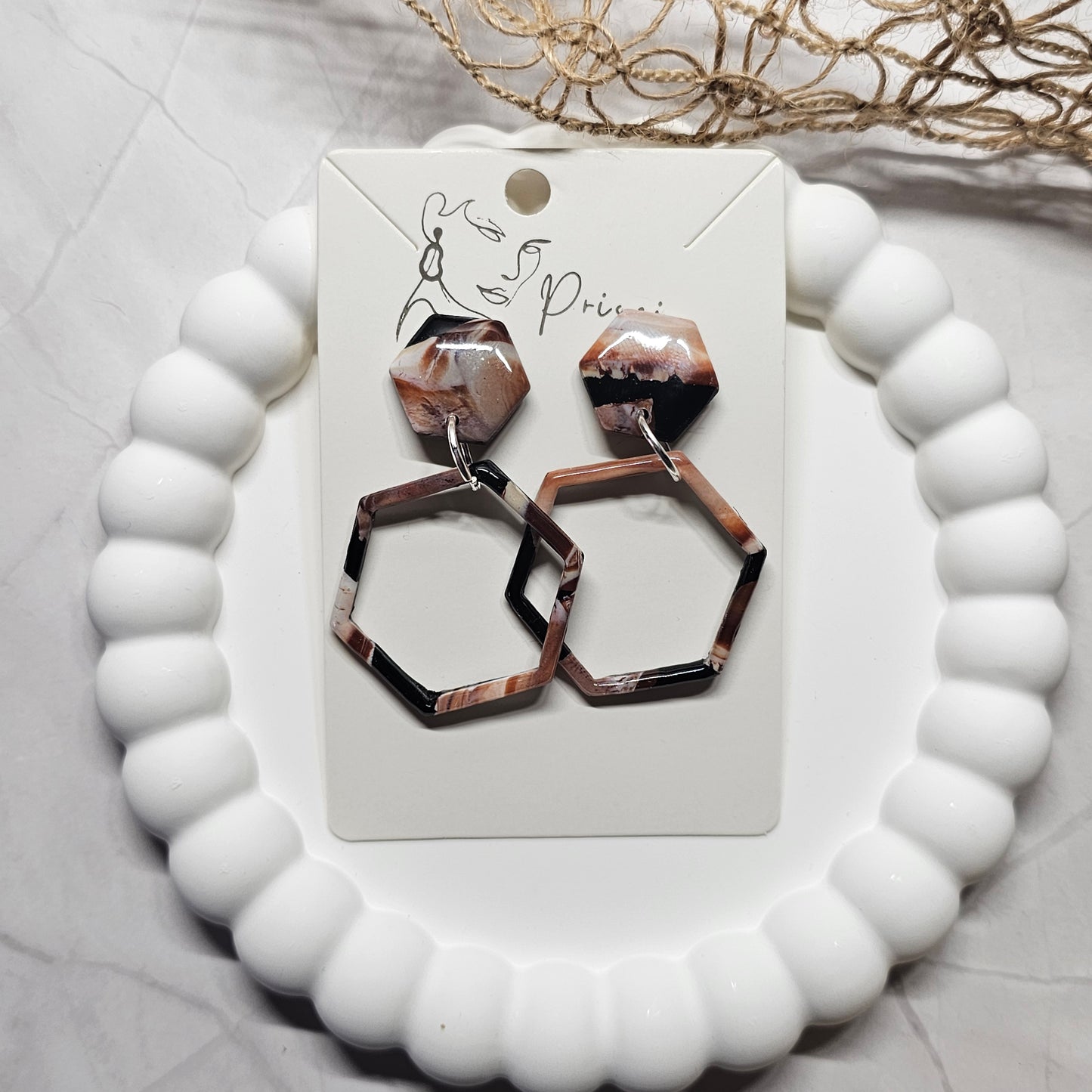 Boucles d'oreilles " Helena "