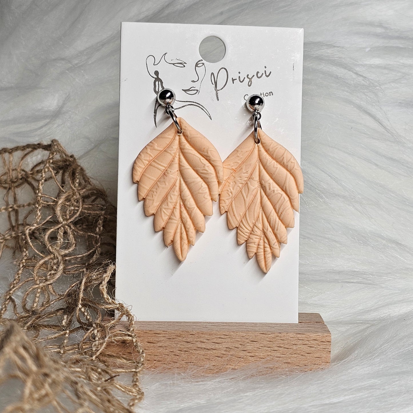 Boucles d'oreilles " Capucine "