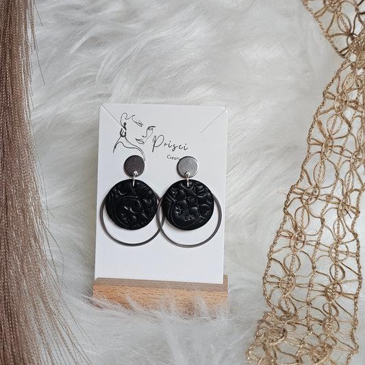 Boucles d'oreilles " Rose "